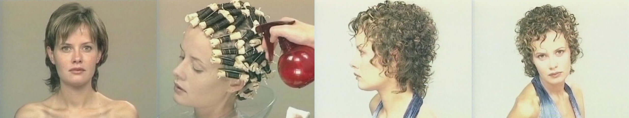 Basic Perm Set Basic perm for short hair