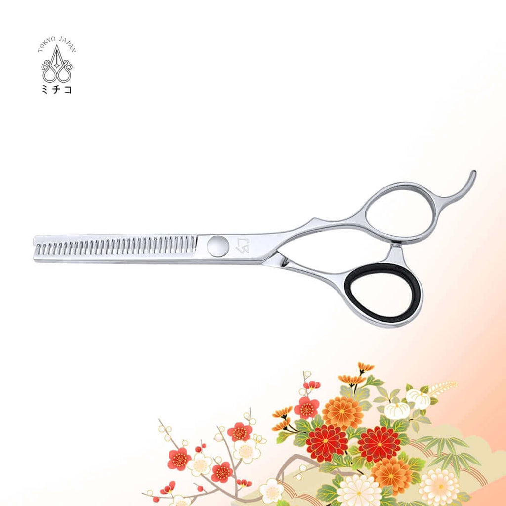 Thinning Shears For Barbers | AICHI T30 | MICHIKO SCISSORS