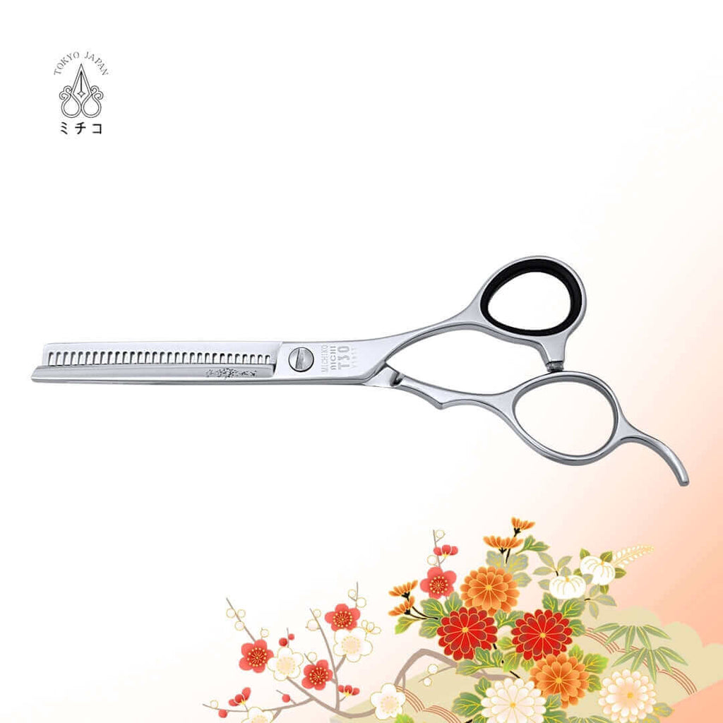 Thinning Shears For Barbers | AICHI T30 | MICHIKO SCISSORS