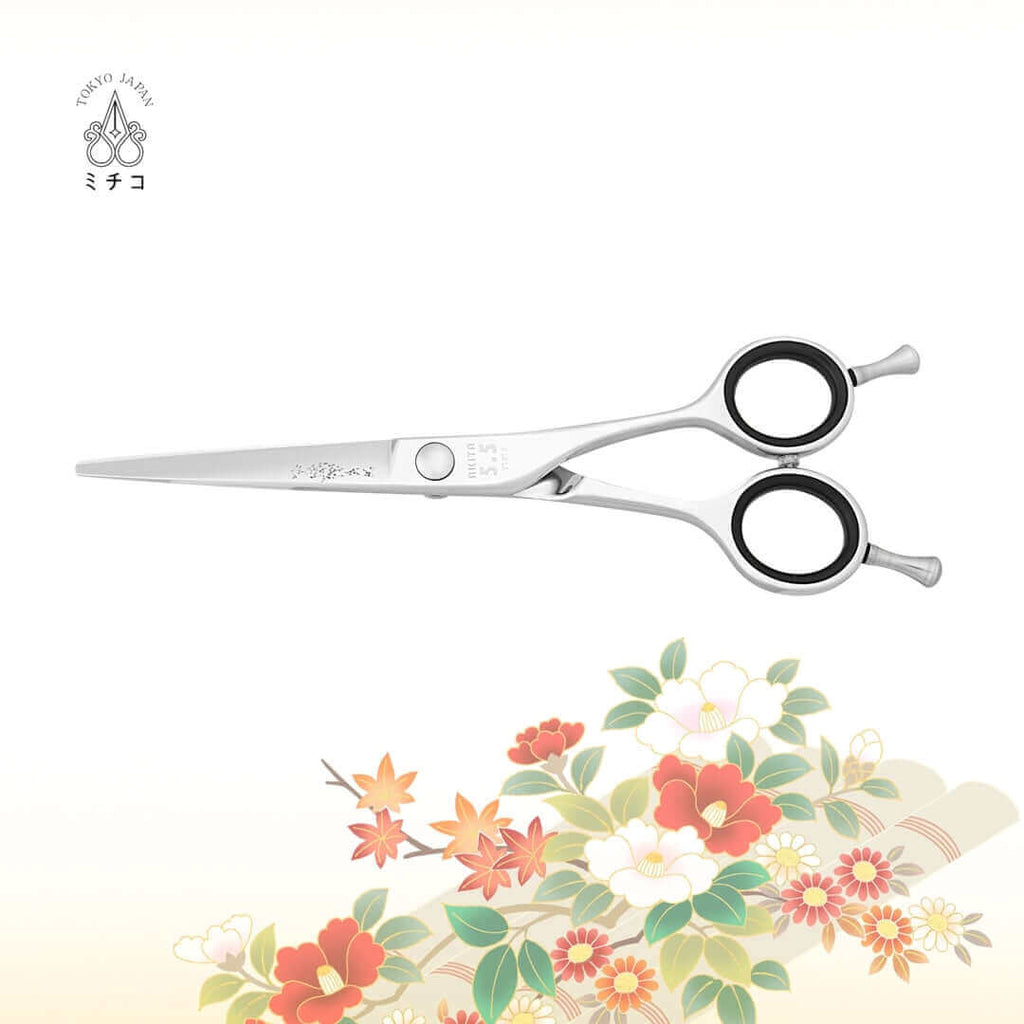 Michiko AKITA 5.5INCH CUTTING SCISSORS: Japanese hair scissors designed for professional stylists.