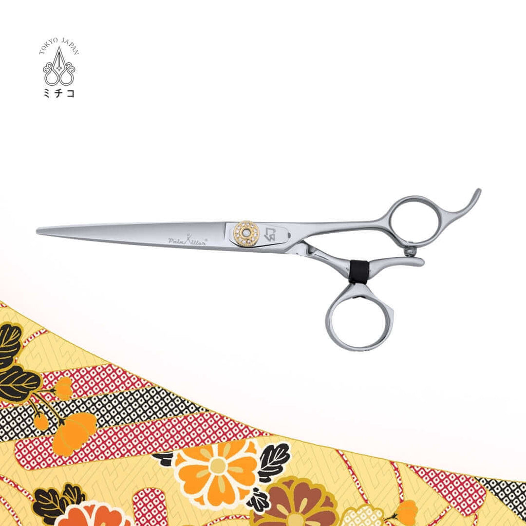 Michiko ALMIGHTY 6.5 inch cutting scissors: Professional hair stylist scissors for carpal tunnel relief.