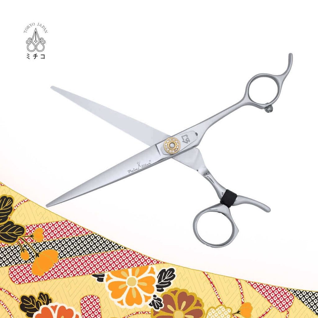 Michiko ALMIGHTY 6.5 inch cutting scissors: Professional hair stylist scissors for carpal tunnel relief.