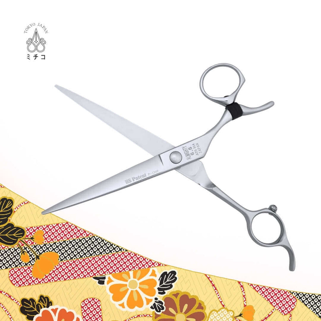 Michiko ALMIGHTY 6.5 inch cutting scissors: Professional hair stylist scissors for carpal tunnel relief.