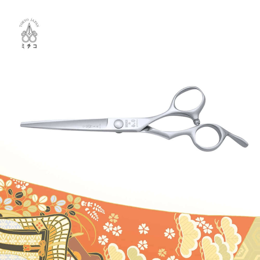 Exclusive to Michiko, the original 5.5-inch anchor A cutting scissors offer exceptional grip.