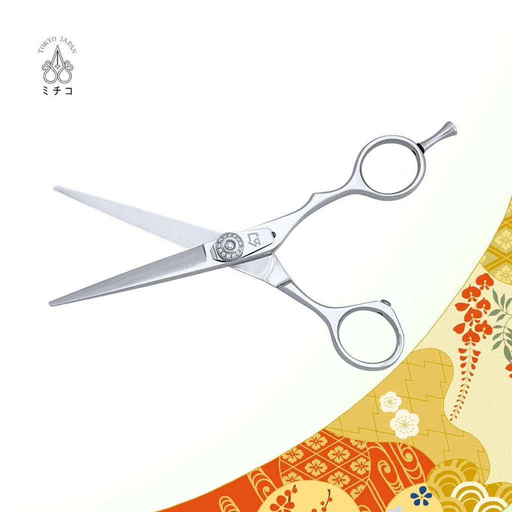 ANYCUT 5.5 inch blunt cut hair scissors with traditional handle for precision styling.