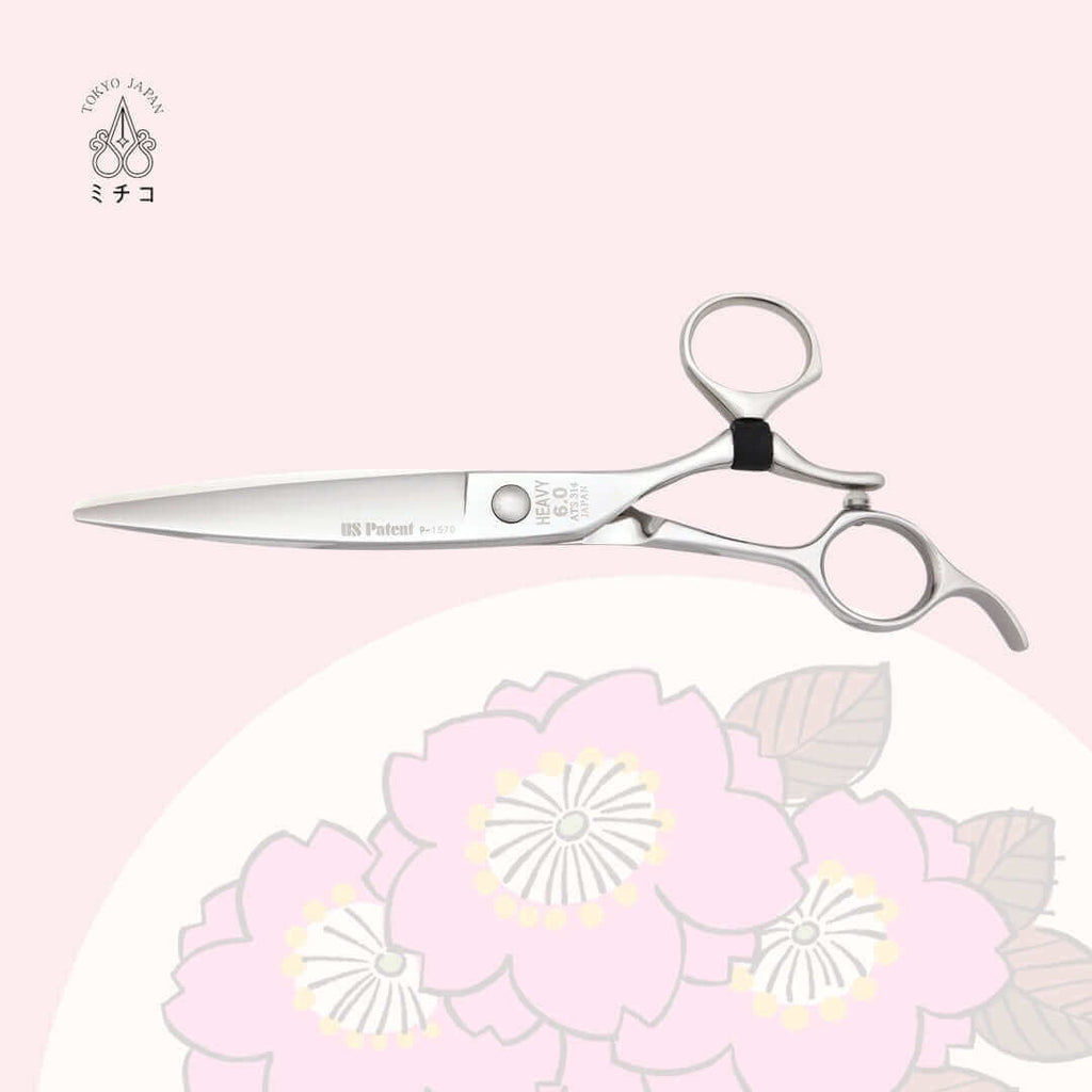 Wide Blade Hair Scissors | HEAVY 6.0 | MICHIKO SCISSORS