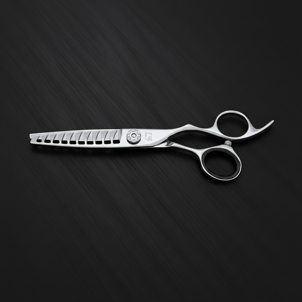 RAY ステンレス シザー 7インチ MK-P T7050 7inch 50 teeth -Japanese Barber Thinning Scissors